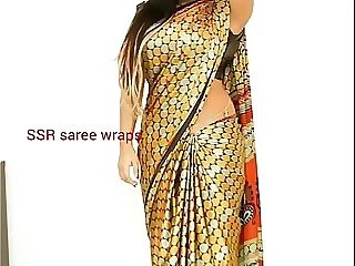 Telugu aunty saree satin saree  lovemaking membrane part 1 4